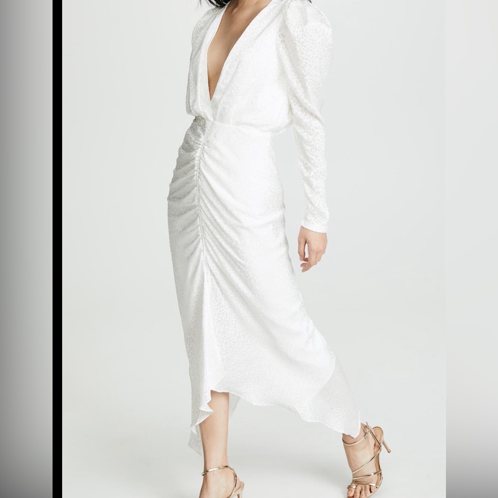 Ronny Kobo sequin Astrid dress in ivory. Brand New with Tags.